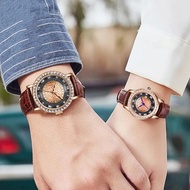 LIGE Couple Watch Women Original Fashion Casual Waterproof Calendar Quartz Leather Unisex Wristwatch Men Watch
