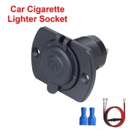 12-24V Plug Power Outlet Adapter Waterproof Car Cigarette Lighter Socket for Motorcycle Marine Boat RV ATV