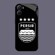 DJ-38 PERSIB Casing GLASS soft frame black VIVO iQOO Y16 Z9X Y17S Y15S Y15A Y56 Y36i Y01 Y36 U5X Y27