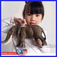 TOYSHUB Mainan Haiwan Liar Besar Gajah Harimau Mainan Plastik Rumah Mainan Model Haiwan Patung Berge