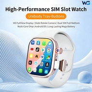 2026 New AMOLED Smart Watch with sim card slot and WiFi 4G Android CD99 Smartwatch Playstore GPS Cam