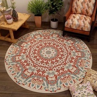 Retro Premium Bohemian Mandala Round Rug