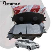 TOYOTA BRAKE PAD FRONT & REAR FOR TOYOTA CALDINA ST246 GT4 2.0 (TURBO)