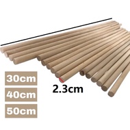 Round wooden stick  wood stick Wood Dowel DIY Handmade