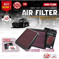 OTP Washable Drop In Air Filter Performance Toyota Harrier XU60 '13-'21 Turbo Non-turbo Enjin Engin 