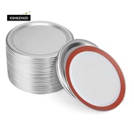 24 PCS  Jar Lids, Regular Mouth Canning Lids Reusable Split-Type Leak Proof Canning Lids with Silico