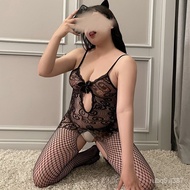 【Ensure quality】Open-End Jumpsuit Can Be Inserted into Couple Stimulation Non-Disposable plus Size Sexy Lingerie Fatmm16