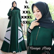 Gamis Modern Jumbo Rinaya LD UP TO 140