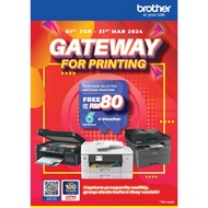 Brother DCP-T520W All-in One Multi-function Ink Tank Refill System Printer with Built-in-Wireless Te