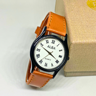 JAM TANGAN COUPLE WANITA QUARTZ TALI KULIT MURAH GROSIRAN