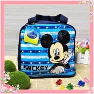 [Bibi Shop] Children's Tableware Cartoon Disney Mickey Little Bin One Piece Chopper Meal Bag Lunch B