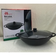 (40cm) Non stick wok with 2 handle/ non stick pan