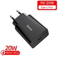 Bộ sạc nhanh Baseus PD 20W Bộ sạc nhanh USB C cho iPhone 13 12 Pro Sạc nhanh tối đa cho Apple Watch