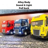 1:24 Trailer Lorry Head Die - Cast Car Toy Truck Mainan Kepala Lori Alloy Metal