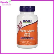 NOW Foods - α 硫辛酸 100 毫克 120 粒素食膠囊 [香港行貨] 此日期前最佳:2027年10月31日