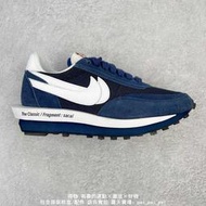 Nike LDV Waffle x Sacai 日系重疊設計前衛華夫休閑慢跑鞋 免運 DH2684-400