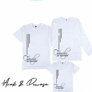 KATUN FAMILY IS FOREVER T-shirt FAMILY couple t-shirt combed cotton t-shirt/