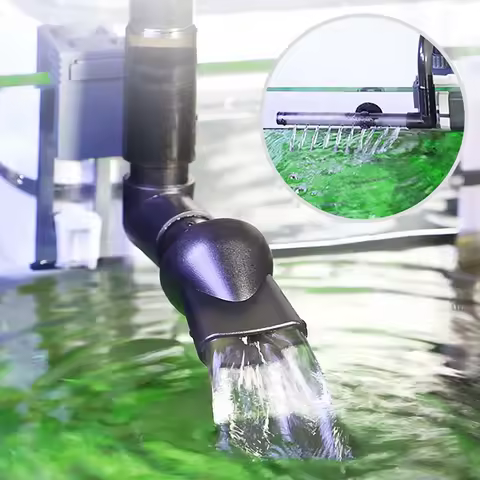 Fish Tank Filter 50HZ 7W XBL Series Aquarium Wall Mounted Filter Barrel External Fish Tank Small Sil