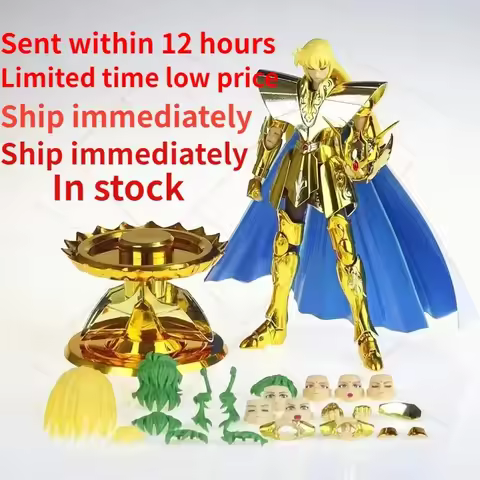 In Stock CS Saint Seiya Myth Cloth EX Virgo Shaka +Lotus Base 24K/OCE Gold Knights of The Zodiac Act