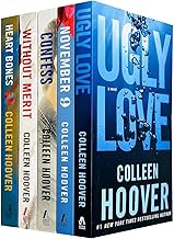 Colleen Hoover 5 Books Collection Set (Ugly Love, November 9, Confess, Without Merit & Heart Bones)