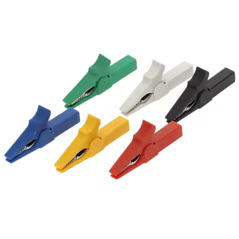 1pcs Battery Test Clip 55MM HV Alligator Clip For Banana Plug 4mm Multimeter Pen Cable Probes Crocod