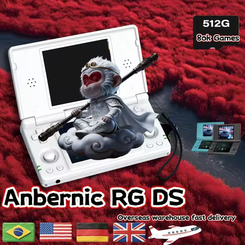 Anbernic RG DS Video Game Console Dual 4.0” IPS Screen Android 14 Support Dual Application On Split 