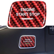 Carbon Fiber Keyless Engine Start/Stop Push Button Cover Trim for Chevrolet Corvette C7 Z06 Z51 ZR1 