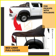 ♣ ۞ ❃ Waterproof Bed Liner Full Cover for Pickup Truck with Roll Bar Rollbar