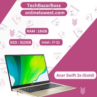 Acer Swift 3x | RAM : 16GB | SSD : 512GB | Intel : I7-1165G7 - New