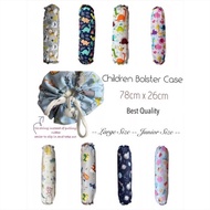 78cm x 26cm 100% Cotton Toddler Bolster Case, Children Bolster Case, Kids Bolster Case, Kids Bolster