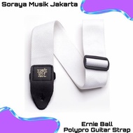 Ernie Ball 4036 White Polypropylene Guitar Strap