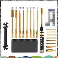 9 in 1 RC Tool Kit, RC Car Tool Kit RC Hex Driver Screwdriver Set for RC Car Hobby Tools