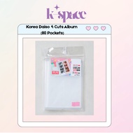 Korea Daiso 4 Cuts Album (80 Pockets)