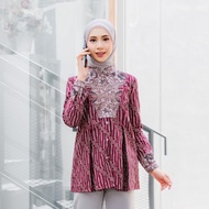 Kamala Blouse Batik Wanita Modern Batik Kerja Kantor Wanita