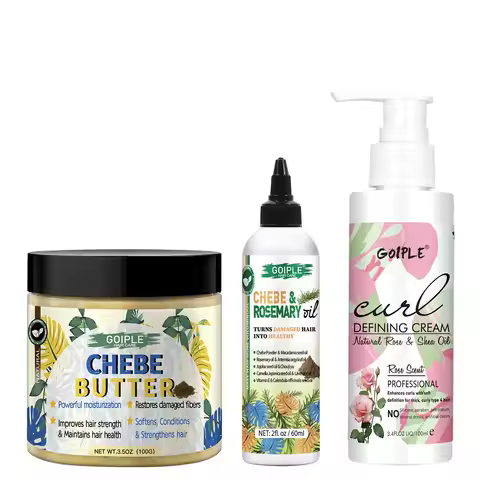 GOIPLE Chebe Butter,Hair Mask,Moisturizing & Nourishing Chebe & Rosemary Growth Oil Rose Curl Defini