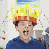Party Rotating Chow Crown Food Hat Eat the Spinning Snacks Before the Music Stops