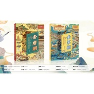 A Millennium Fun Reading History Flip Books Go to Tang Dynasty to Song Dynasty (2 Volumes) 7-12 Year