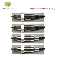 1/2/4x 10.5V Glow Plugs For MERCEDES OM636 ENGINE Fits IHC D 212 214 215 217 219 320 326 430 432 439