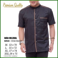 baju koko pria lengan pendek / baju muslim modern / fawwaz.id