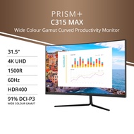 PRISM+ C315 MAX | 31.5" 4K UHD Curved Monitor
