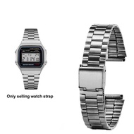 Stainless steel Watch Band for Casio Bracelet A158 / A159 / A168 /A169 /B650 /AQ230/ 700 small gold 