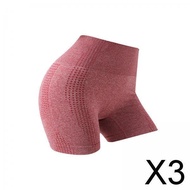 [szlztmy3] 3x Womens Yoga Shorts High Waisted Sports Shorts Casual Summer Biker Shorts Athletic Shor