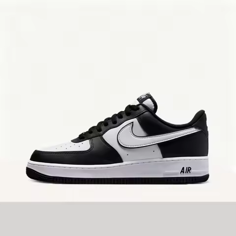 Nike Air Force 1 Black and White Colorblock Fashionable Casual Everyday Commuter Comfortable Versati