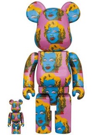 BE@RBRICK Andy Warhol Marilyn Monroe #2 100％ & 400％ /1000%