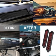 dingdongaa Two Air Filter Covers For E81 E82 E84 E87 E88 E90 E91 E92 E93 Cars Featuring Strong Steel