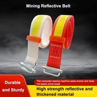High Strength Reflective Waist Belt for Coal Mines Safety Belt for Underground Use 1.2m and 1.5m Len
