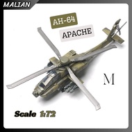 AH-64 APACHE Helicopter Assembled Plastic Military Model