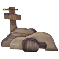 Wooden Easter Tomb Scene Decoration the Empty Tomb Easter Scene and