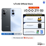New Arrival vivo iQOO Z11 5G 24*(12+12)+256GB 9020mAh 90W 7k mm² Icecore Cooling System 144Hz 1.5K A