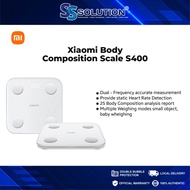 Xiaomi Body Composition Scale S400 I Dual-frequency electrical impedance measurement I 25 health ind